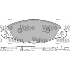 597367 VALEO Комплект тормозных колодок, дисковый тормоз