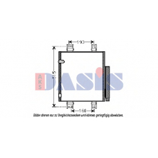 362001N AKS DASIS Конденсатор, кондиционер