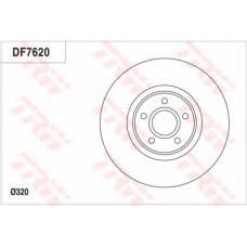 DF7620 TRW Тормозной диск