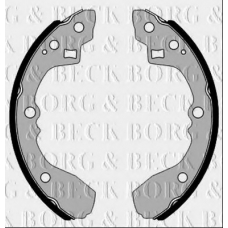 BBS6470 BORG & BECK Комплект тормозных колодок