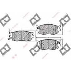 BP1303 DJ PARTS Комплект тормозных колодок, дисковый тормоз