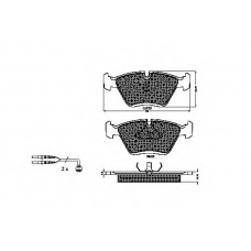 31814 SPIDAN Комплект тормозных колодок, дисковый тормоз