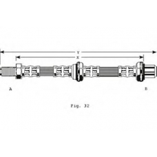 PHB140 TRW Тормозной шланг