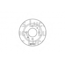 DF1117 TRW Тормозной диск