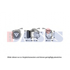 851970N AKS DASIS Компрессор, кондиционер