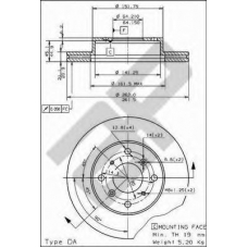 24197 AP Тормозной диск