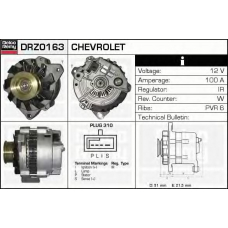 DRZ0163 DELCO REMY Генератор