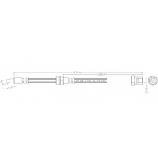 5107 REMKAFLEX Тормозной шланг