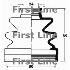 FCB2824 FIRST LINE Пыльник, приводной вал