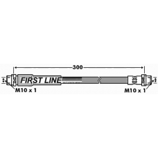 FBH7476 FIRST LINE Тормозной шланг