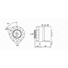 054022625010 MAGNETI MARELLI Генератор