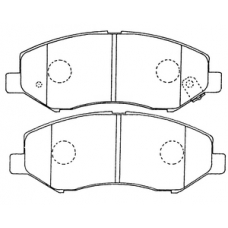 PN-2317 JNBK Колодки тормозные