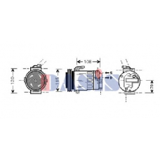 853720N AKS DASIS Компрессор, кондиционер