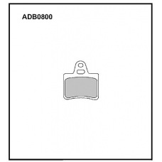 ADB0800 Allied Nippon Тормозные колодки