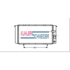 0909301 KUHLER SCHNEIDER Радиатор, охлаждение двигател