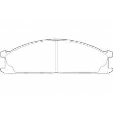 WBP21347A WAGNER LOCKHEED Комплект тормозных колодок, дисковый тормоз