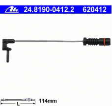 24.8190-0412.2 ATE Сигнализатор, износ тормозных колодок