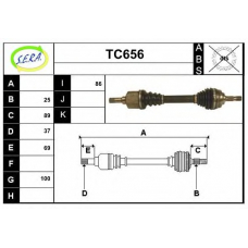 TC656 SERA Приводной вал