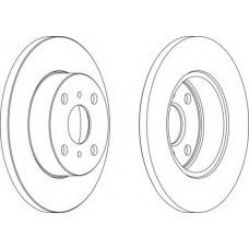 DDF279-1 FERODO Тормозной диск