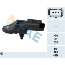 15108 FAE Датчик, давление во впускном газопроводе