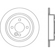 BDA1889.10 OPEN PARTS Тормозной диск