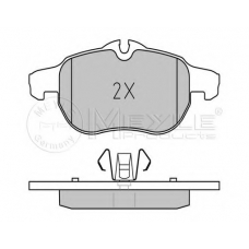 025 234 0220/PD MEYLE Комплект тормозных колодок, дисковый тормоз