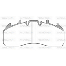JSA 13573.10 WOKING Комплект тормозных колодок, дисковый тормоз