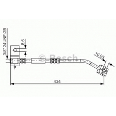 1 987 481 333 BOSCH Тормозной шланг