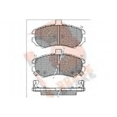 RB1666 R BRAKE Комплект тормозных колодок, дисковый тормоз