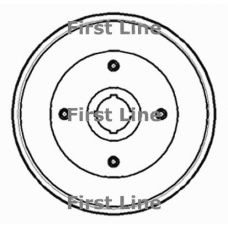 FBR782 FIRST LINE Тормозной барабан