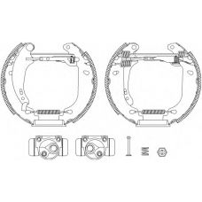 8DB 355 004-611 HELLA PAGID Комплект тормозных колодок