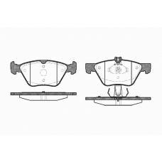 0601 30 KAWE Комплект тормозных колодок, дисковый тормоз