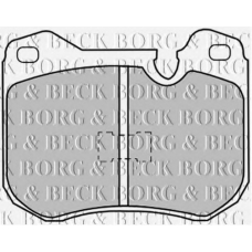 BBP1030 BORG & BECK Комплект тормозных колодок, дисковый тормоз