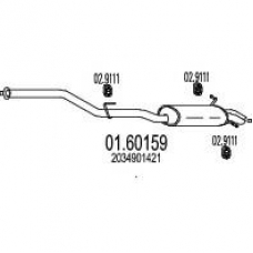 01.60159 MTS Глушитель выхлопных газов конечный
