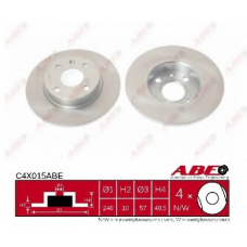 C4X015ABE ABE Тормозной диск