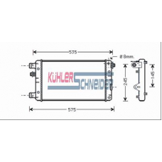 1715201 KUHLER SCHNEIDER Радиатор, охлаждение двигател