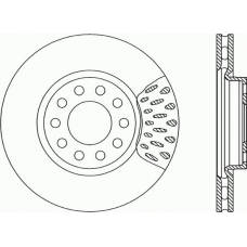 BDR1233.20 OPEN PARTS Тормозной диск