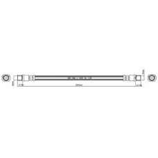 VBJ224 MOTAQUIP Тормозной шланг