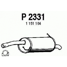 P2331 FENNO Глушитель выхлопных газов конечный