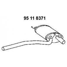95 11 8371 EBERSPACHER Средний глушитель выхлопных газов