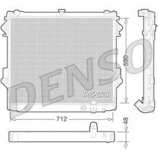 DRM50074 DENSO Радиатор, охлаждение двигателя