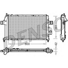 DRM20085 DENSO Радиатор, охлаждение двигателя