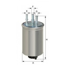 XN335 UNIFLUX FILTERS Топливный фильтр