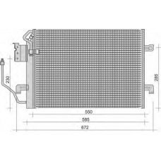 350203261000 MAGNETI MARELLI Конденсатор, кондиционер