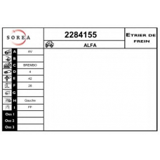 2284155 EAI Тормозной суппорт