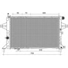 350213959000 MAGNETI MARELLI Радиатор, охлаждение двигателя