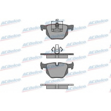 AC897181D AC Delco Комплект тормозных колодок, дисковый тормоз