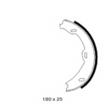 8DA 355 050-491 HELLA PAGID Комплект тормозных колодок, стояночная тормозная с