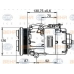 8FK 351 113-441 HELLA Компрессор, кондиционер