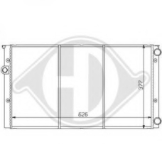 8138129 DIEDERICHS Радиатор, охлаждение двигателя